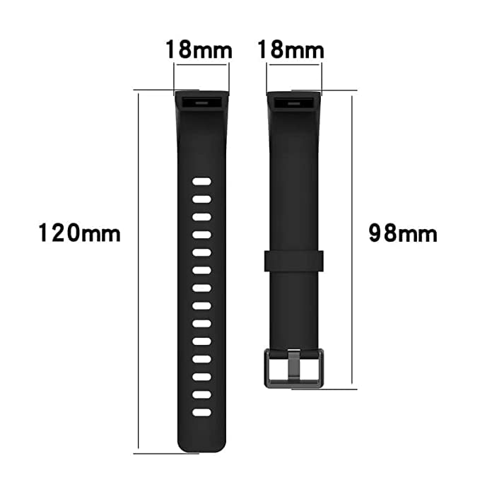 Valente Silicone Strap for Realme Smart Band RMA183 (Pack of 3)