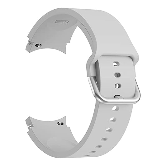 Valente Premium Silicone 20mm Buckle Watch Strap Compatible with Galaxy Watch 4/5/6