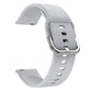 Valente Buckle Silicone 20mm Watch Strap Compatible with Galaxy Watch Active 2 (40mm & 44mm),Active (40mm), Watch 3 (41mm),Boat Vertex,Amazfit Bip,GTR (42mm),GTS,Dizo Watch 2