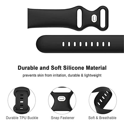 Valente Silicone Watch Strap Compatible with Fitbit Versa 3 / Sense only