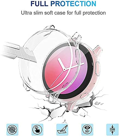 Valente Soft TPU Full Front Screen Bumper Protective Case Cover for OnePlus Watch