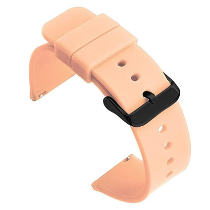 Valente Premium Silicone Buckle 22 mm Watch Strap Compatible with Noise Colorfit Pro 3,Assist,Colorfit Ultra,Oneplus Watch,Fossil Gen 5E 44mm, Gen 5(44mm),Realme Watch 2 Pro.