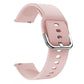 Valente Buckle Silicone 20mm Watch Strap Compatible with Galaxy Watch Active 2 (40mm & 44mm),Active (40mm), Watch 3 (41mm),Boat Vertex,Amazfit Bip,GTR (42mm),GTS,Dizo Watch 2