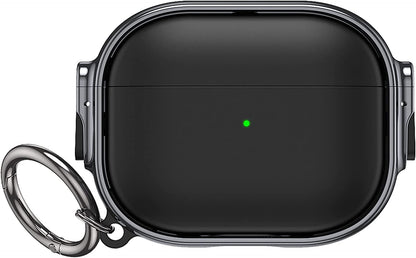Valente Hard Protective Eggshell Case Cover With Locking Mechanism Compatible For Airpods pro 1st Generation & 2nd Generation ONLY.