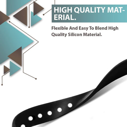 Valente Soft Silicone Smart Band Straps compatible with One Plus Smart Band (Pack of 3)