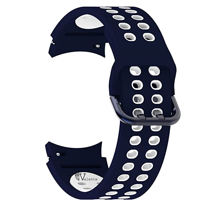 Valente Premium Silicone 20mm Buckle Watch Strap For Samsung Galaxy Watch 4/5/6