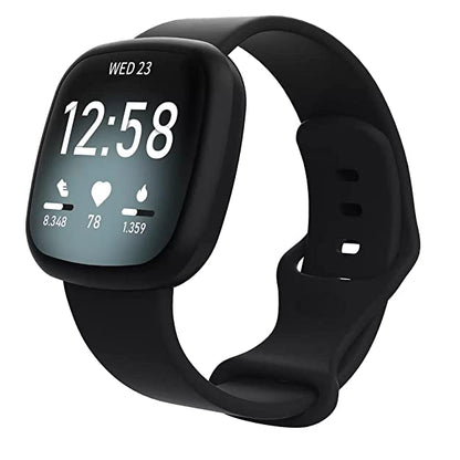 Valente Silicone Watch Strap Compatible with Fitbit Versa 3 / Sense only
