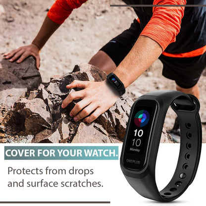 Valente Soft Silicone Smart Band Straps compatible with One Plus Smart Band (Pack of 3)