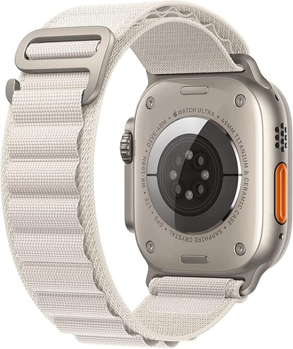 Valente Nylon Alpine Loop 42/44/45/49mm Strap Compatible with Apple Watch Series 8,7,6,5,SE,Ultra