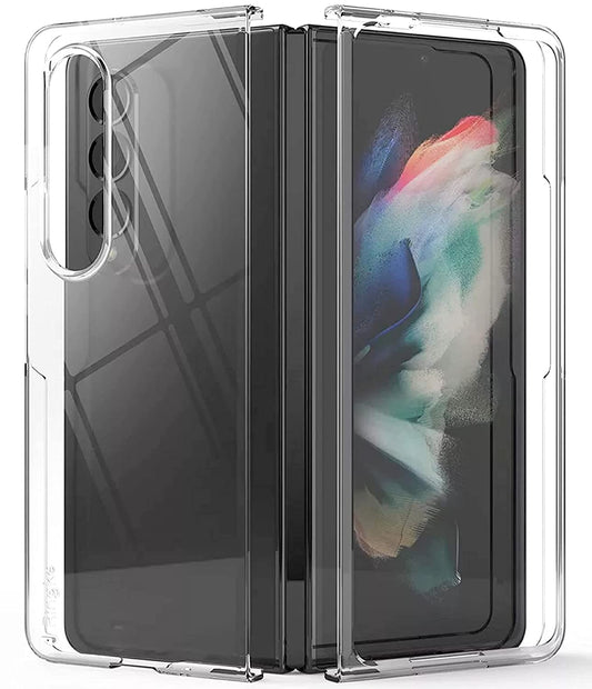 Valente Hard Polycarbonate Anti-Yellowing Transparent Back Cover for Samsung Galaxy Z Fold 3