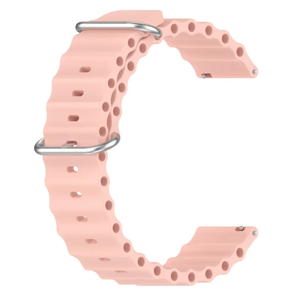 Valente 22mm Ocean Loop Watch Strap for Noise halo, Colorfit Pro 3,Colorfit Ultra,Oneplus Watch,Fossil Gen 5E 44mm, Gen 5(44mm),firebolt Invincible Plus, Legacy,cobra,Pebble Cosmos Luxe 2.0.