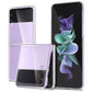 Valente Hard Polycarbonate Anti-Yellowing Transparent Back Cover for Samsung Galaxy Z Flip 3