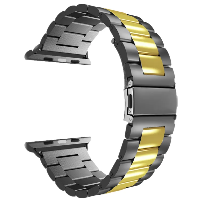 Kendra Scott Women's Dira 5 Link Gold & Black Stainless Steel Bracelet  Apple Watch Band | Dillard's