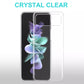 Valente Hard Polycarbonate Anti-Yellowing Transparent Back Cover for Samsung Galaxy Z Flip 3