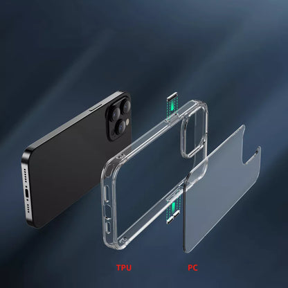Valente Hard Polycarbonate Anti-Yellowing Transparent Back Cover for Apple Iphone 14 Pro