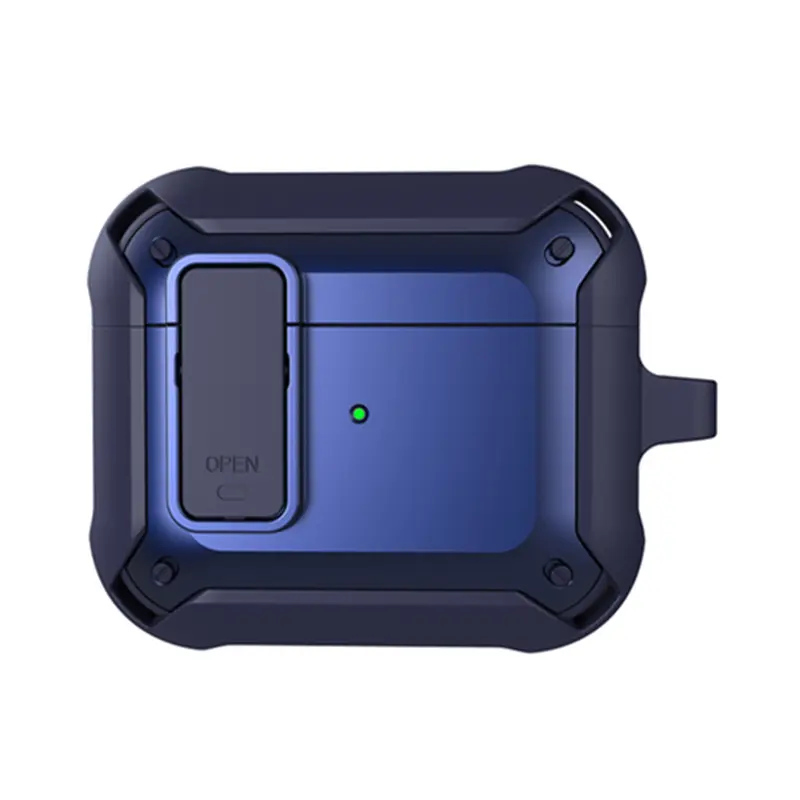Valente Hard Protective Armor Case Cover With Locking Mechanism Compatible For Airpods pro 1st Generation & 2nd Generation ONLY.