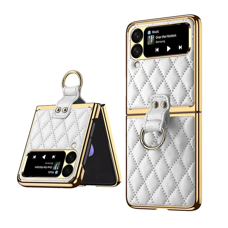 Valente Elegant Leather Case Cover for Galaxy Z Flip 3