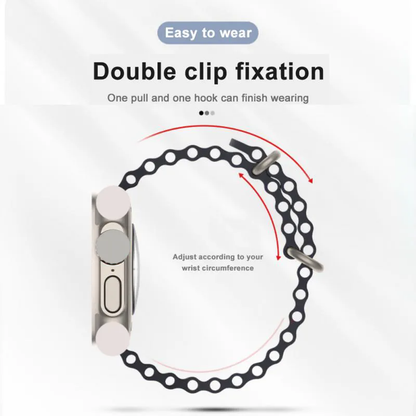Valente Ocean Strap Compatible For Fire-Boltt Visionary BSW046, Ring BSW005, Call BSW014, Ring Pro BSW029