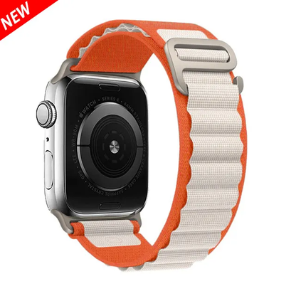 Valente Nylon Alpine Loop 42/44/45/49mm Strap Compatible with Apple Watch Series 8,7,6,5,SE,Ultra