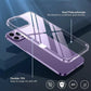 Valente Hard Polycarbonate Anti-Yellowing Transparent Back Cover for Apple Iphone 11