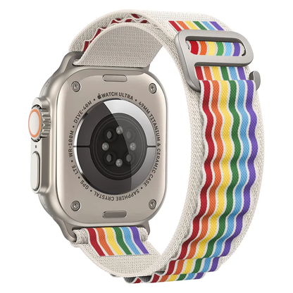 Valente Nylon Alpine Loop 42/44/45/49mm Strap Compatible with Apple Watch Series 8,7,6,5,SE,Ultra