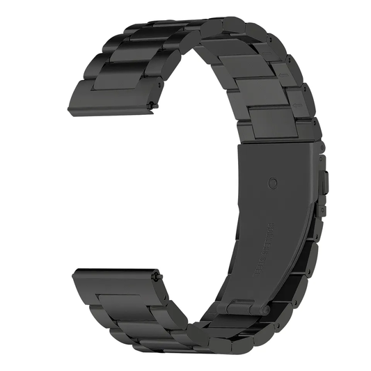 Valente 20mm Metal Watch Strap for Galaxy Watch Active 2 (40mm & 44mm),Active (40mm), Watch 3 (41mm),Boat Vertex,Amazfit Bip,GTR (42mm),GTS,Dizo Watch 2,firebolt infinity