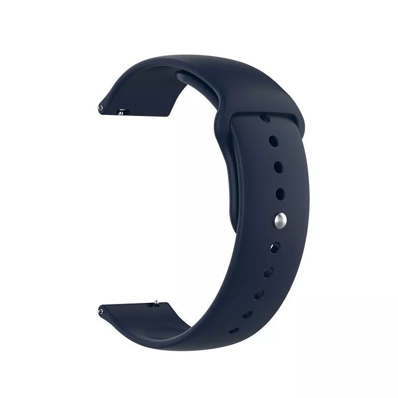 Valente Silicone 20mm Watch Strap Compatible with Galaxy Watch Active 2 (40mm & 44mm),Active (40mm), Watch 3 (41mm),Amazfit Bip,GTR (42mm),GTS,Dizo Watch 2,Oneplus Nord Watch