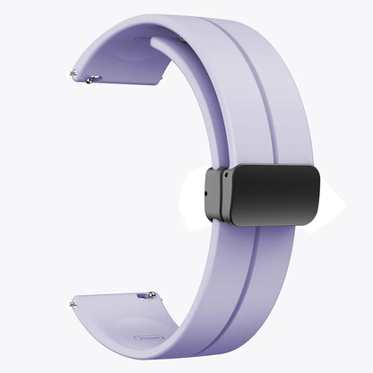 Valente 20mm Magnetic buckle Watch Strap for Galaxy Watch Active 2 (40mm & 44mm),Active (40mm), Watch 3 (41mm),Boat Vertex,Amazfit Bip,GTR (42mm),GTS,Dizo Watch 2,firebolt infinity