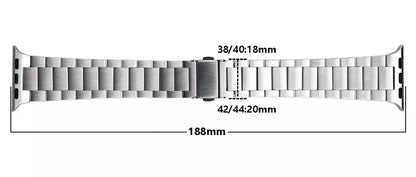 Valente Heavy Metal 42mm/44mm/45mm Strap Compatible with Apple Watch Series 8,7,6,5,SE, Ultra