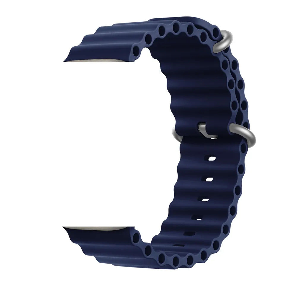 Bracelet Apple Watch 8, 7, 6, SE, 5, 4, 3 - SoftTouch - Bleu marine
