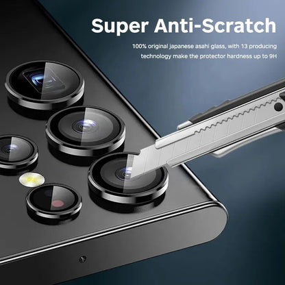Valente Scratch resistant camera lens protector for Samsung Galaxy Z Fold 4 (Color - Black)