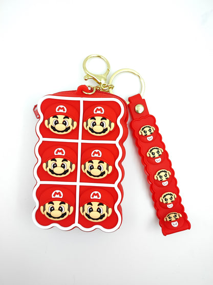 Valente Universal Cute Cartoon Silicone Zipper Coin Purse Pouch For Kids & Girls.