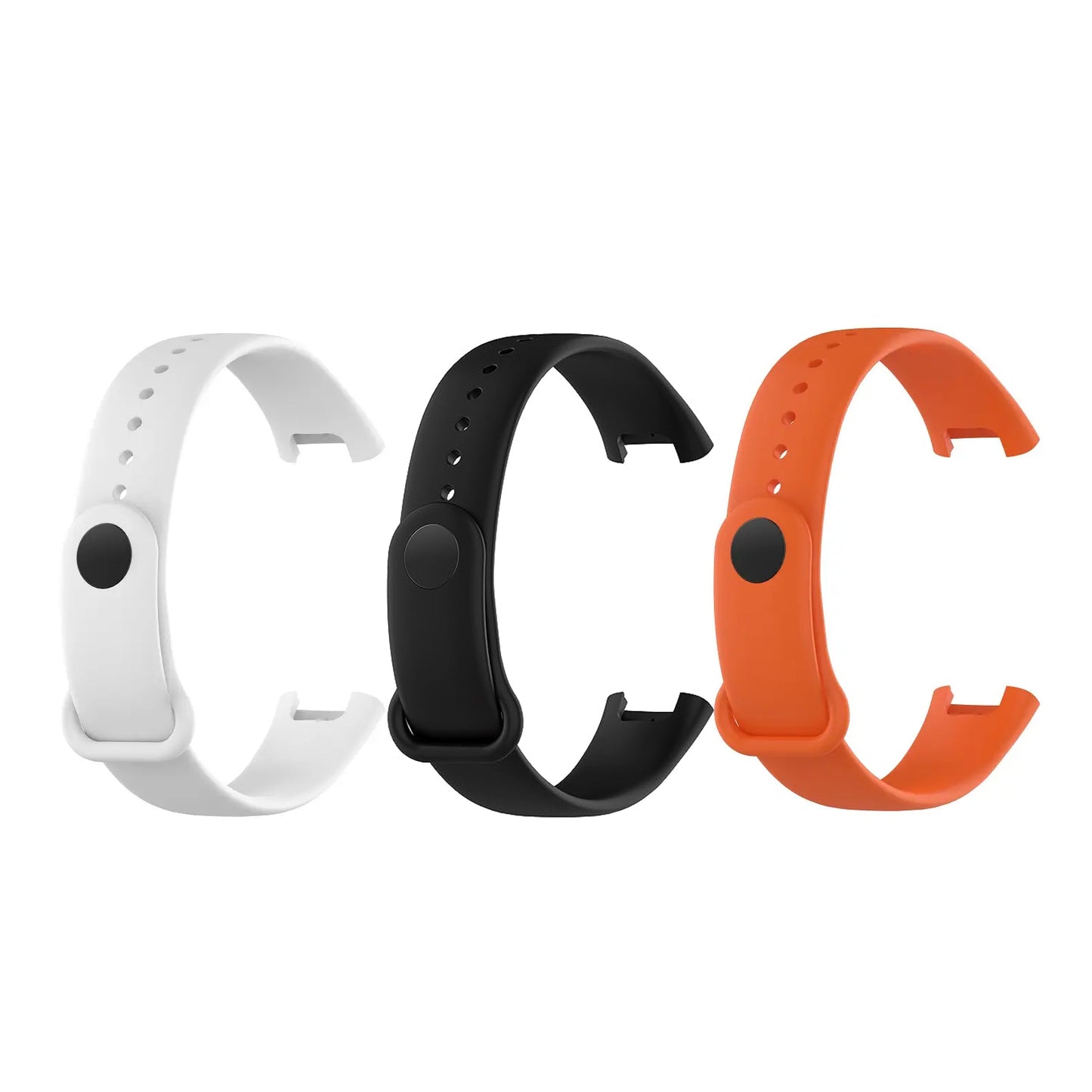 Valente Soft Silicon Band Strap Compatible for Redmi Band Pro (Pack of 3)