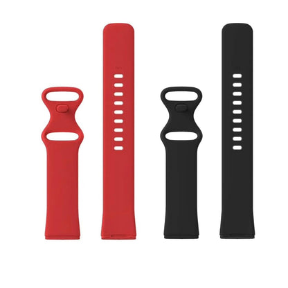 Valente Silicone Watch Strap Compatible with Fitbit Versa 3 / Sense only (Pack of 2)