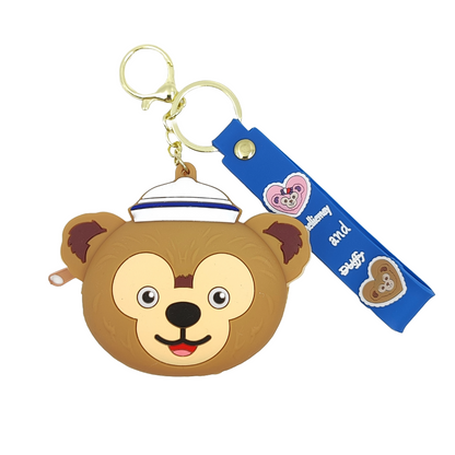 Valente Universal Cute Cartoon Silicone Zipper Coin Purse Pouch For Kids & Girls.