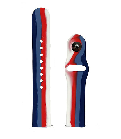 Valente Silicone Rainbow 22mm Watch Strap Compatible with Noise Colorfit Pro 3 , Assist ,Colorfit Ultra, Oneplus Watch, Fossil Gen 5E 44 mm, Gen 5,Realme Watch 2 Pro