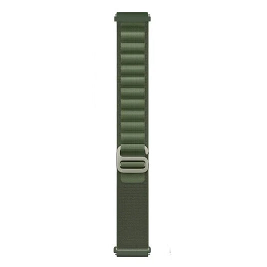 22mm green alpine loop watch strap