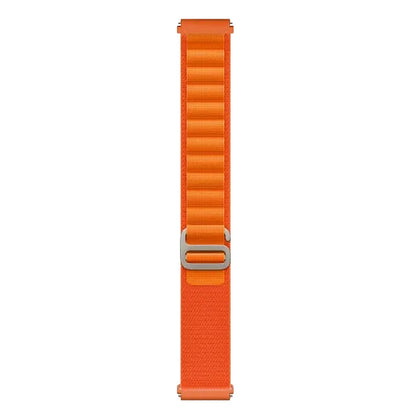22mm orange alpine loop watch strap