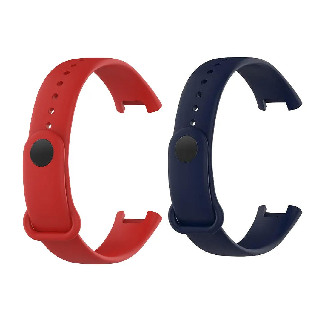 Valente Soft Silicon Band Strap Compatible for Redmi Band Pro (Pack of 2)