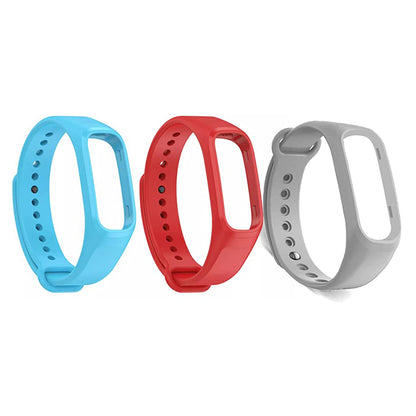 Valente Soft Silicone Smart Band Straps compatible with One Plus Smart Band (Pack of 3)